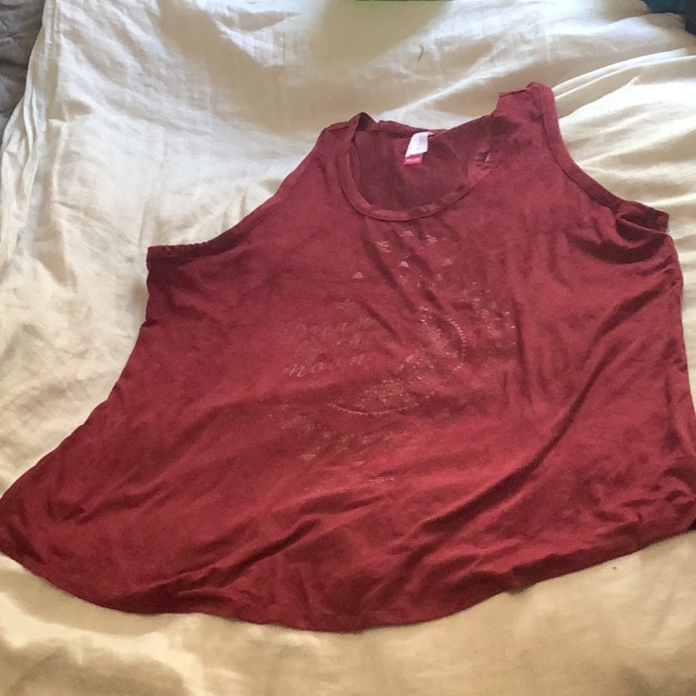 Racer back tank by no boundaries
